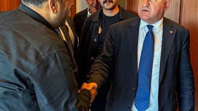 Hatayspor Başkanı Ethem Çakır, Ankara’da Gençlik ve Spor Bakanı Osman