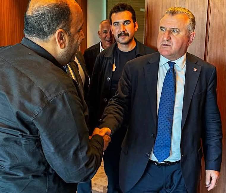 Hatayspor Başkanı Ethem Çakır, Ankara’da Gençlik ve Spor Bakanı Osman