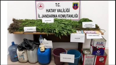 Hatay'ın Dörtyol ilçesinde İl Jandarma Komutanlığı ekiplerinin gerçekleştirdiği operasyonda, 144