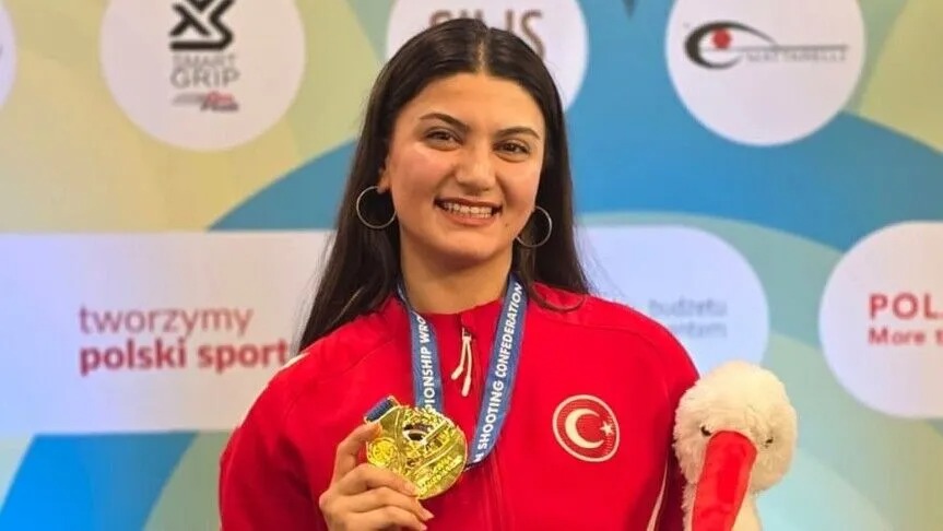 Milli atıcı Tuğba Bugur, Polonya'da düzenlenen 23 Yaş Altı Avrupa