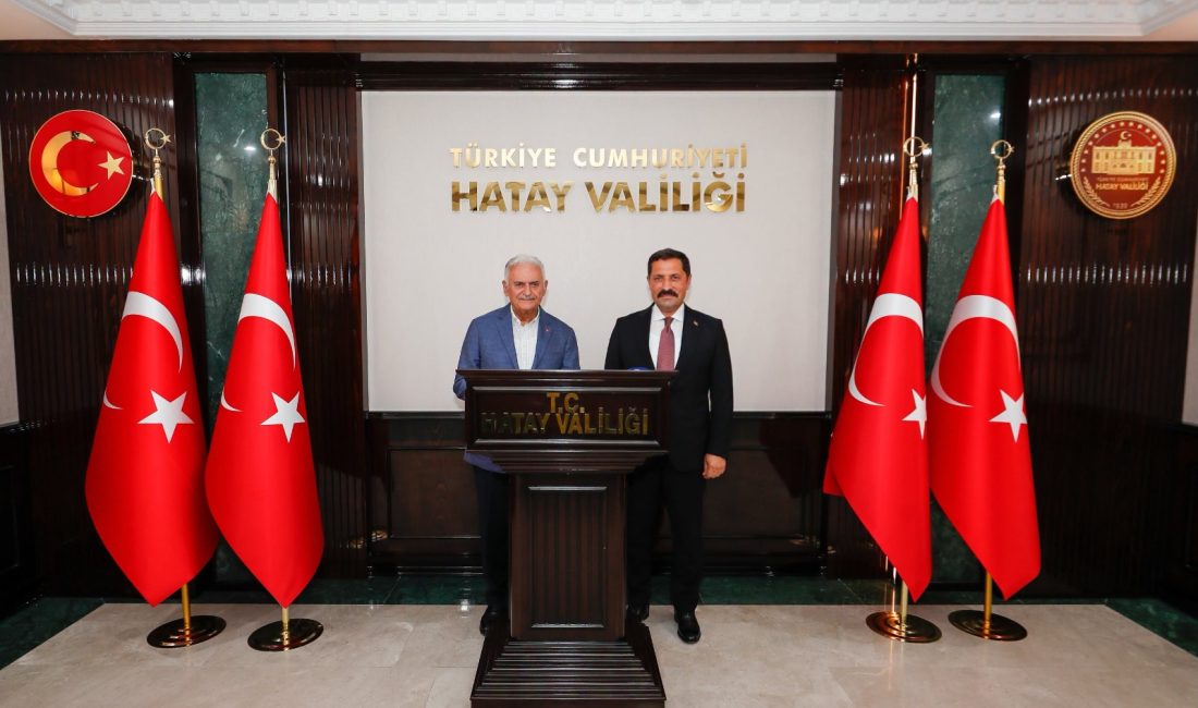 Hafta sonunda çeşitli programlara katılmak üzere Hatay’a gelen Binali Yıldırım’ın