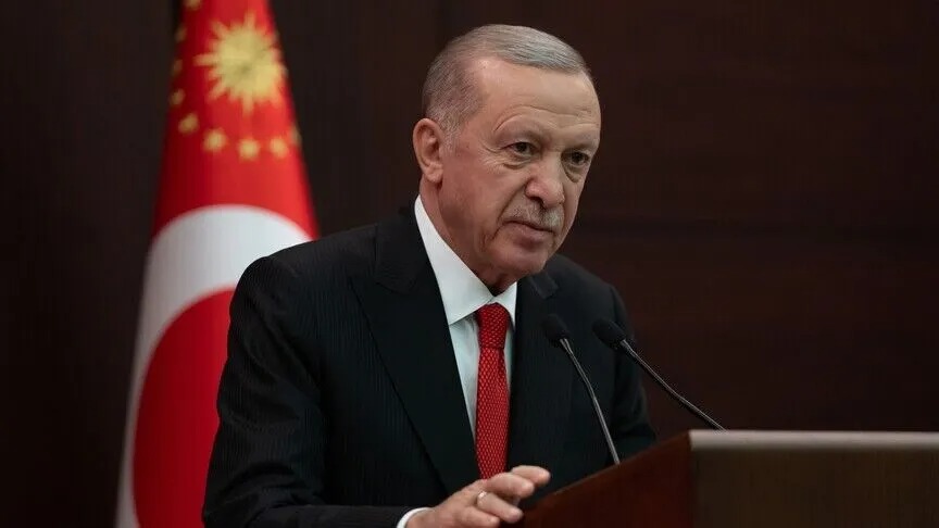Cumhurbaşkanı Recep Tayyip Erdoğan, 11 Ağustos 2017'de Trabzon'un Maçka ilçesinde