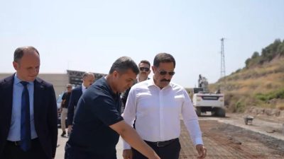 Hatay Valisi Mustafa Masatlı, Erzin Organize Sanayi Bölgesi’nde (OSB) devam