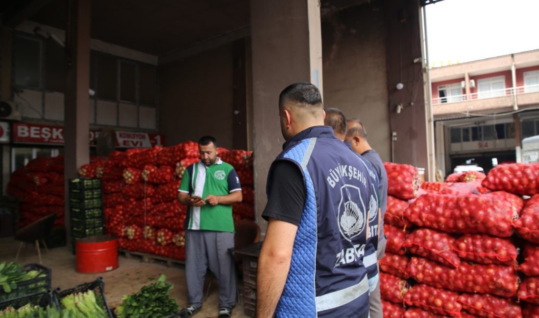 Hatay Büyükşehir Belediyesi (HBB), il genelinde sebze ve meyve halleri