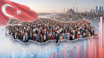 Türkiye’nin nüfusu 2026 yılının ilk yarısında artış gösterdi. Türkiye İstatistik
