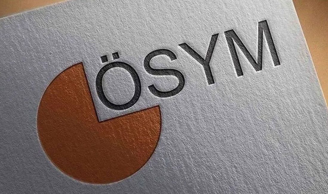 Ölçme, Seçme ve Yerleştirme Merkezi (ÖSYM), bu hafta sonu Elektronik