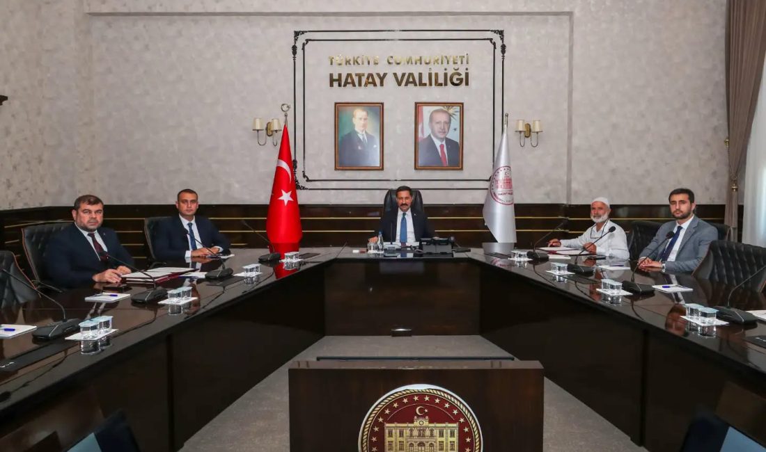 6 Şubat depremlerinin ardından Hatay’da yapımı tamamlanarak ibadete açılan cami
