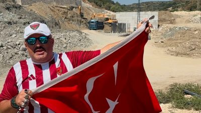 Samandağ-Karaçay mahallesi kırsalında imal edileceği belirtilen Beton Santrali’nin bölgede tarıma