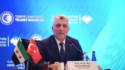 Ticaret Bakanı Ömer Bolat, Türkiye ile Suriye arasındaki ticareti geliştirmek