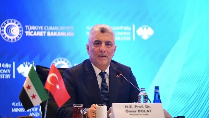 Ticaret Bakanı Ömer Bolat, Türkiye ile Suriye arasındaki ticareti geliştirmek