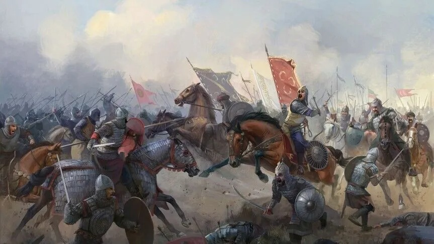 Büyük Selçuklu Hükümdarı Sultan Alparslan’ın 26 Ağustos 1071’de Bizans ordusunu