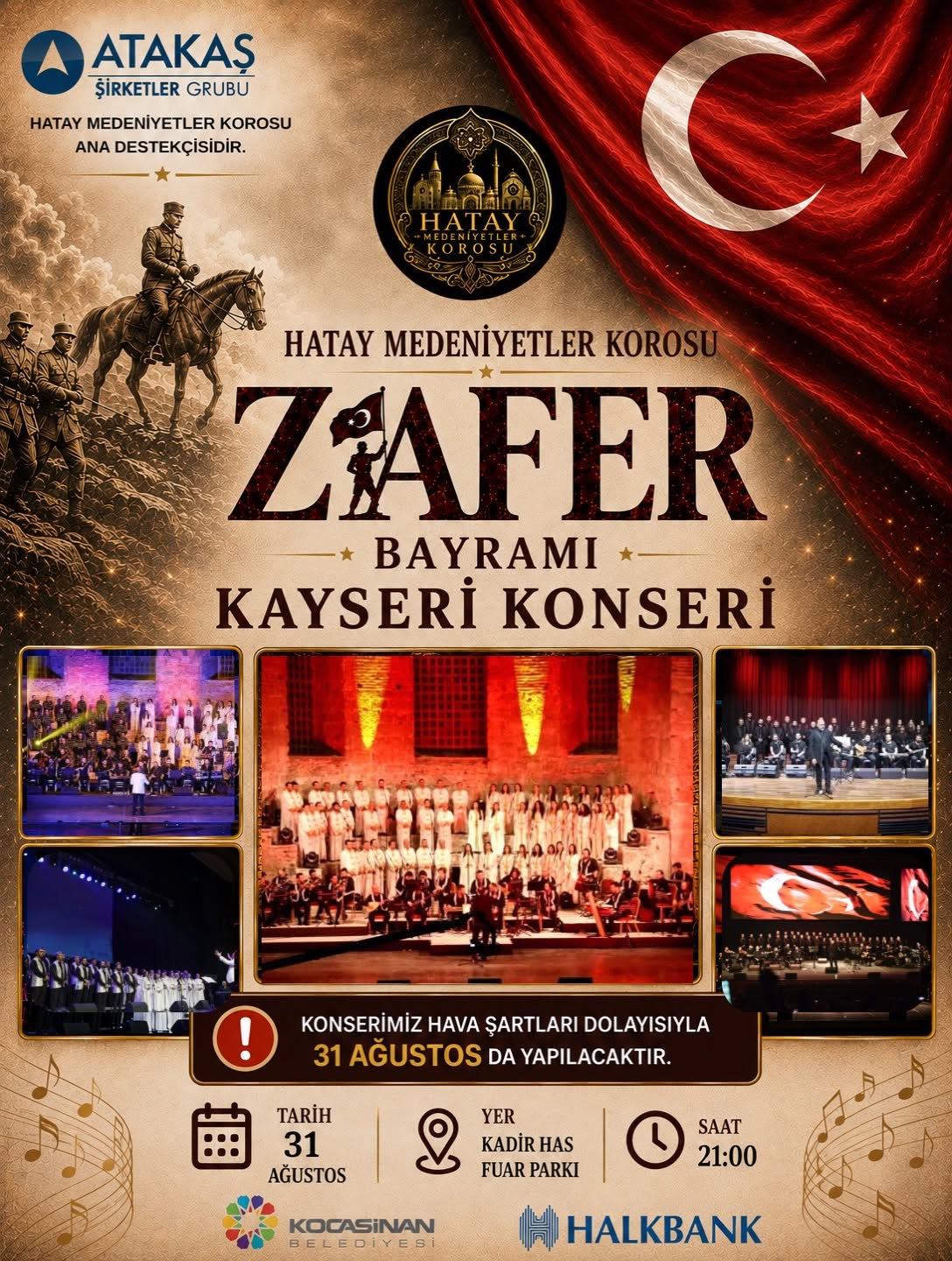 30 Ağustos Zafer Bayramı coşkusunu müziğin evrensel diliyle hep birlikte
