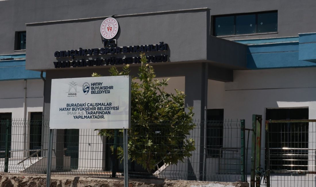 Hatay Büyükşehir Belediyesi (HBB), kent genelinde spor altyapısını güçlendirmeye yönelik