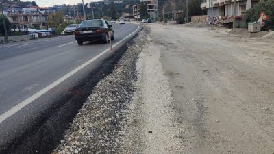 Antakya-Samandağ yolunda uzun süredir devam eden çalışmalar artık son aşamaya