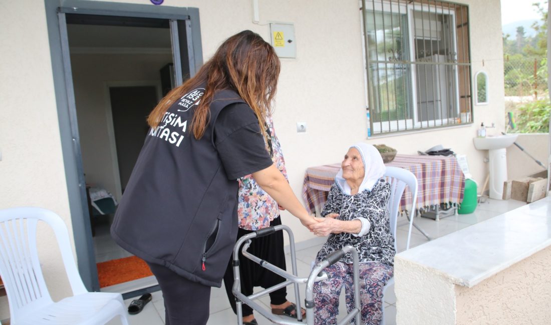 Belen’in Müftüler Mahallesi’nde yaşayan 98 yaşındaki Şemsi Saydam’ın evine ulaşımı