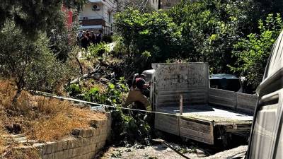 Hatay'ın Defne ilçesinde meydana gelen trajik kazada, yokuşu çıkamayarak geri