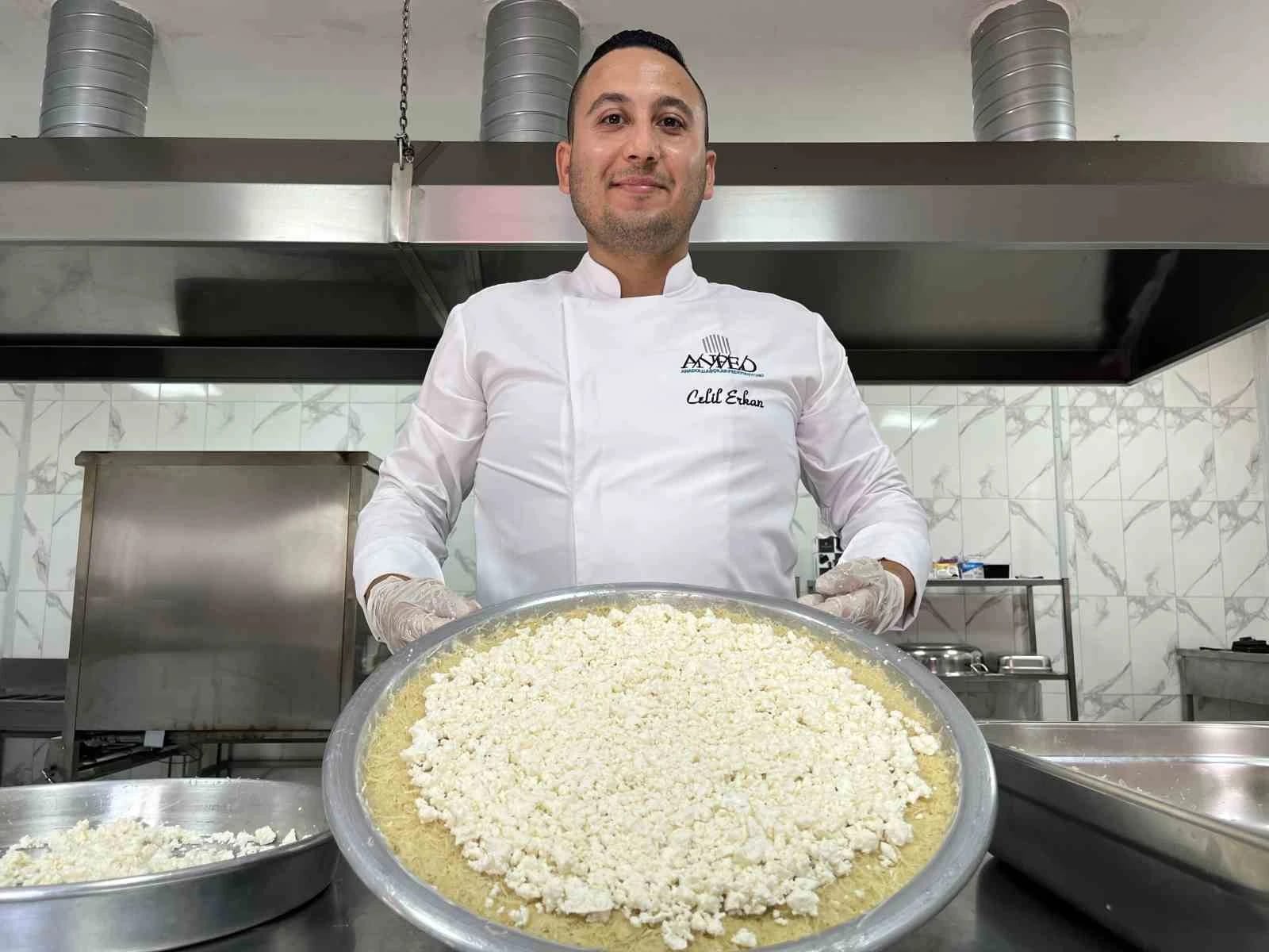 TasteAtlas tarafından dünyanın en iyi tatlısı seçilen Antakya künefesinin eşsiz