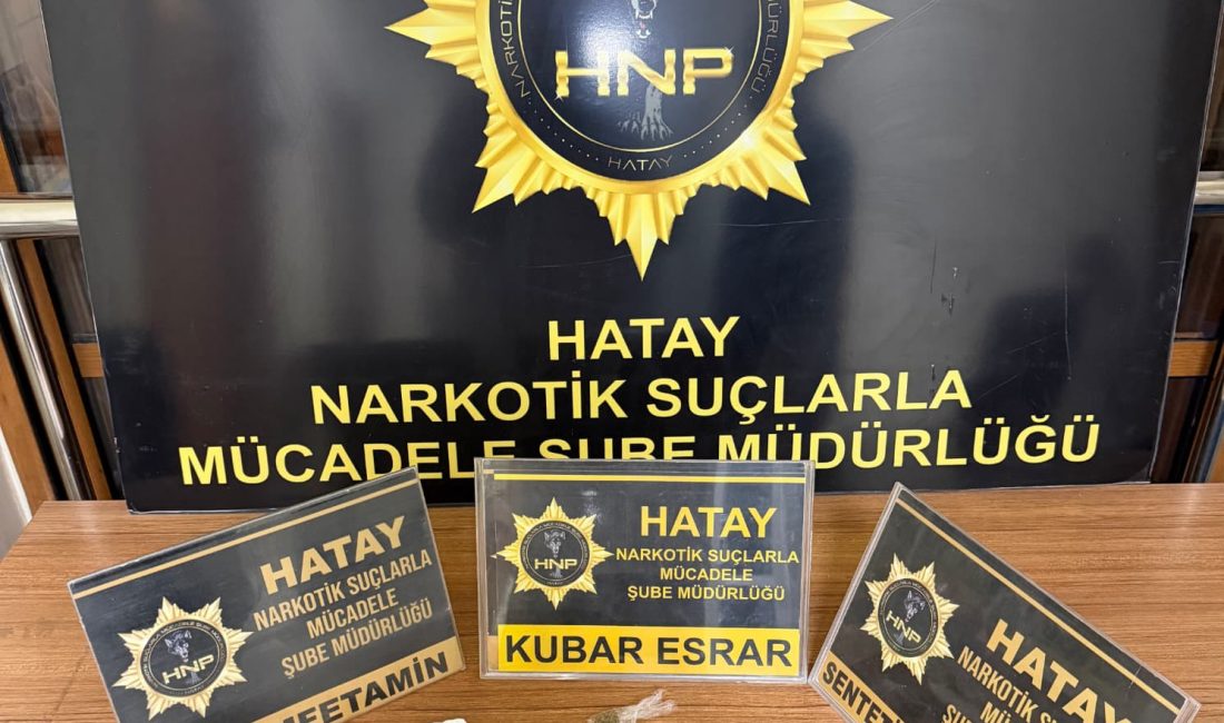 Kırıkhan’da düzenlenen uyuşturucu operasyonunda yakalanan A.Ç. ve M.A., “Uyuşturucu veya