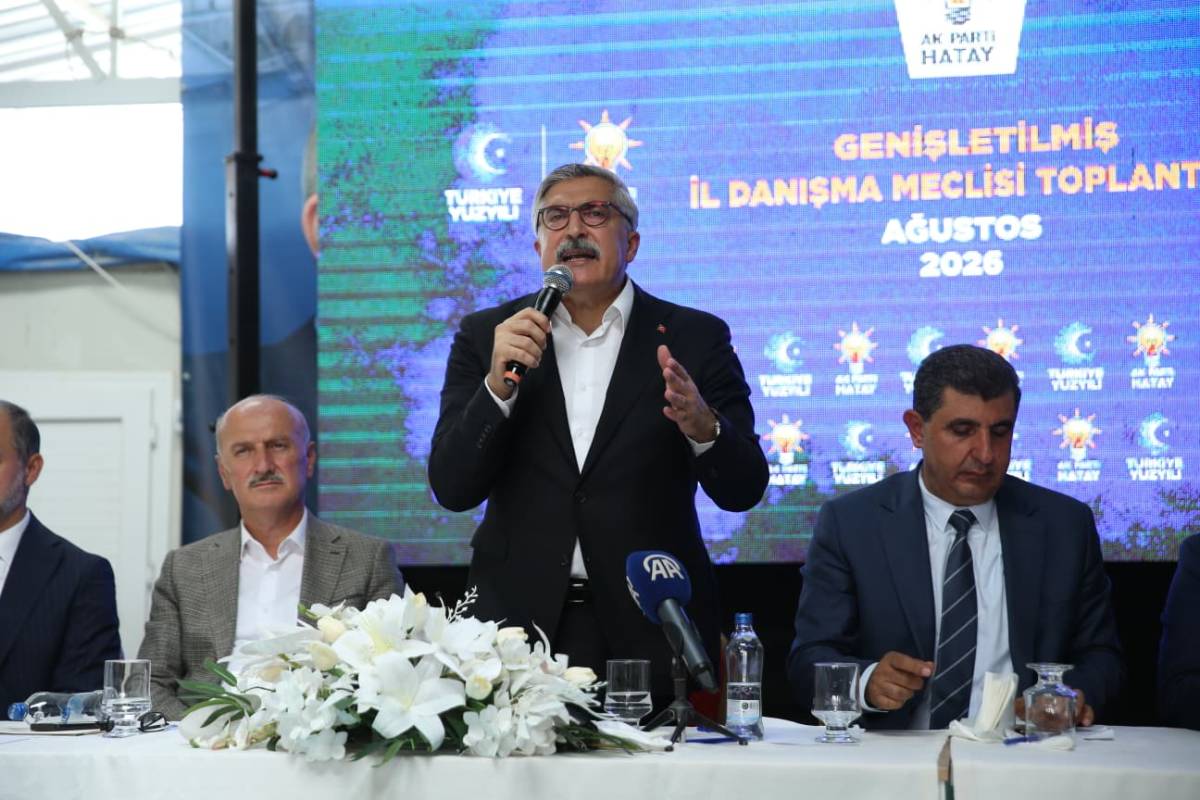 Hüseyin Yayman, Hatay’daki toplantıda CHP’ye ayıracak vakitleri olmadığını belirterek yeni