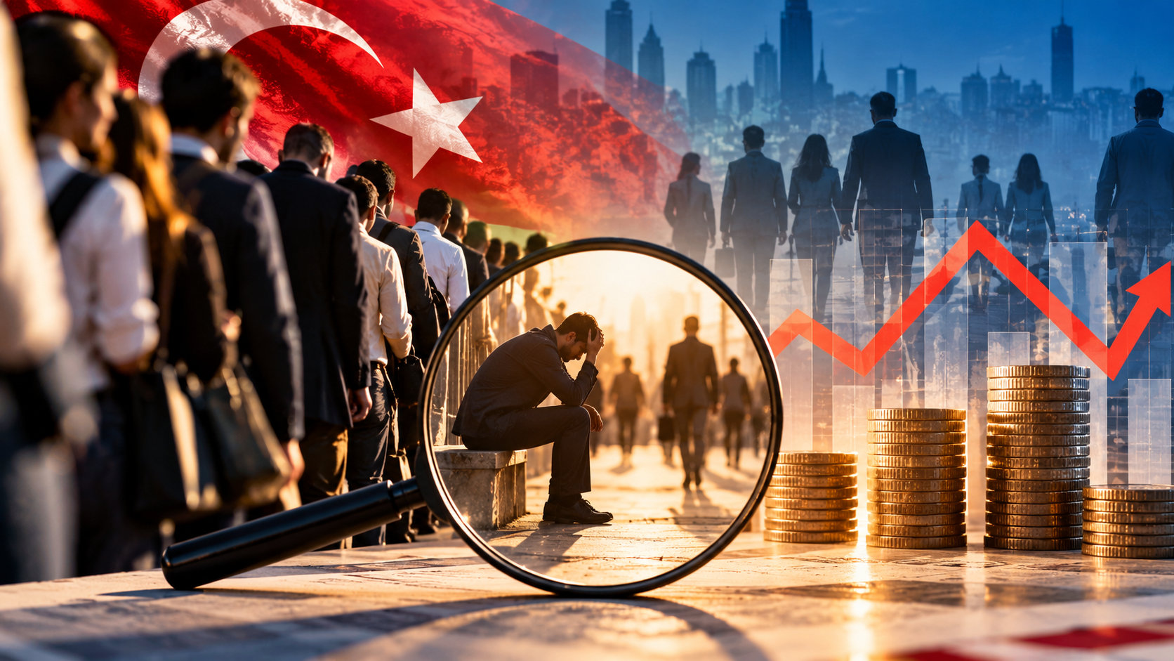 Türkiye’de resmi işsizlik oranı ağustosta yüzde 7,8’e gerilerken, işsizler, potansiyel