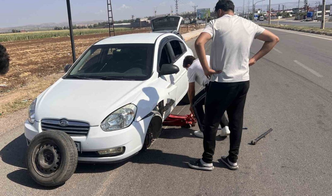 Hatay’da KPSS’den çıkarak evine giden Abdülhamit Güngör, kullandığı otomobilin tekerinin