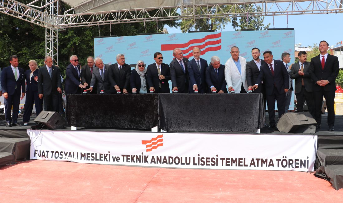 İskenderun’da eğitim yatırımlarına bir yenisi daha eklendi. Fuat Tosyalı Mesleki
