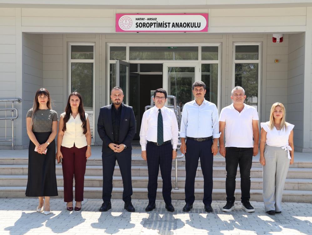 Hatay’ın Arsuz ilçesinde yapımı tamamlanan 4 derslikli anaokulu, 2026-2027 eğitim