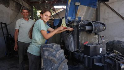 Hatay’ın Antakya ilçesinde yaşayan 13 yaşındaki Ecrin Emine Çınar, deprem