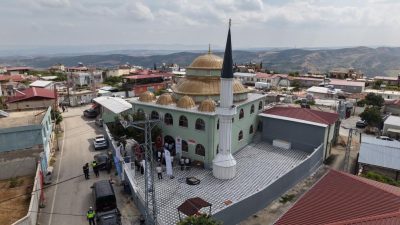 Hatay’da 6 Şubat depremlerinin ardından sürdürülen yeniden inşa çalışmaları kapsamında