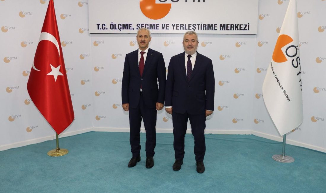 Hatay Mustafa Kemal Üniversitesi Rektörü Prof. Dr. Veysel Eren, ÖSYM