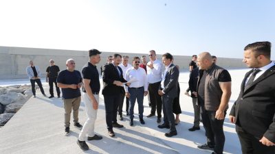 Arsuz’daki Madenli Yat Limanı’na 75’er metre uzunluğunda iki yüzer iskele