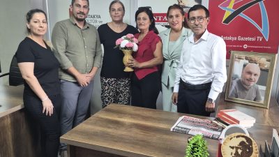 Uluslararası Gazeteciler Cemiyeti (UGC) Hatay Şube Başkanı gazeteci Suna Zeytun