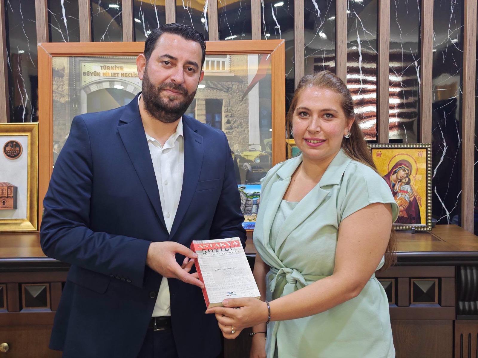 Samandağ Belediye Başkanı Emrah Karaçay, Antakya Gazetesi’nin 60. kuruluş yıl