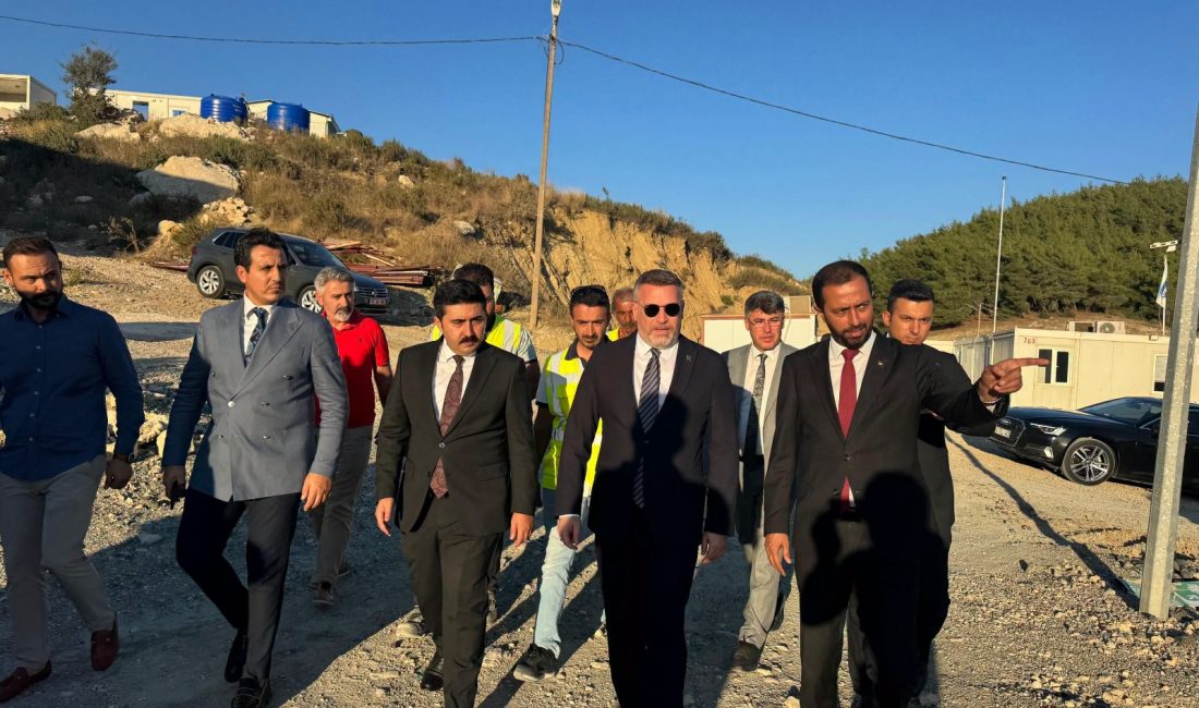 Millî Eğitim Bakan Yardımcısı Prof. Dr. Cihad Demirli, Yayladağı’nda yapımı