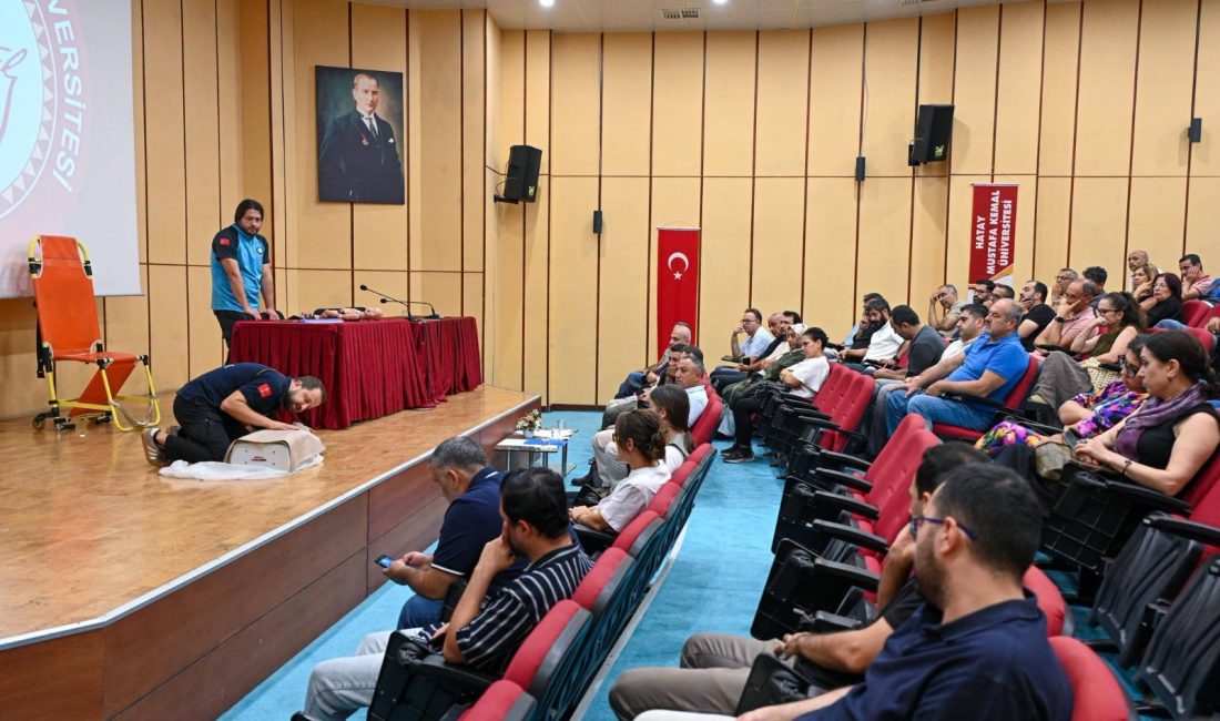 Hatay Mustafa  Kemal Üniversitesinde  Afet ve Acil Durumlara Yönelik İlk