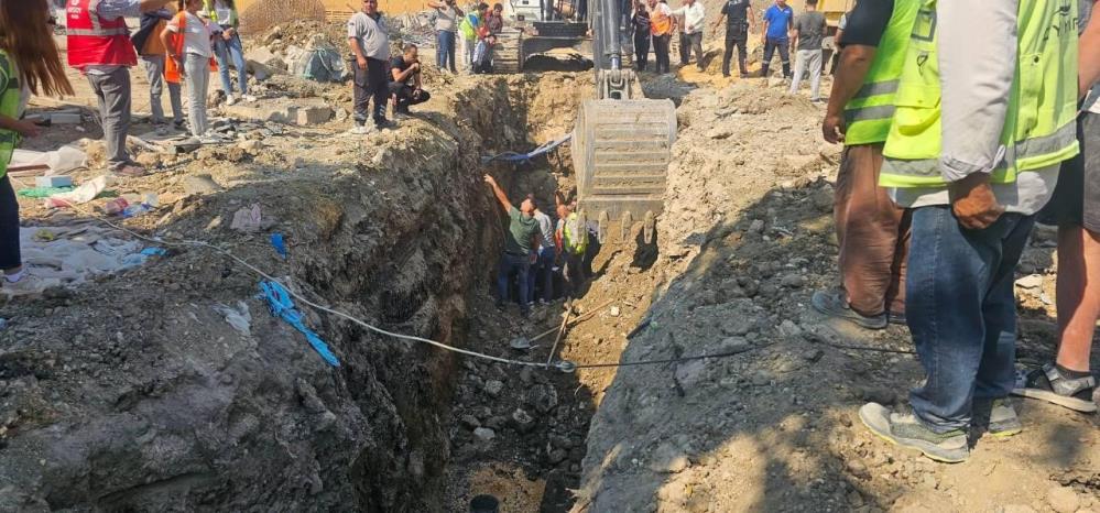 Hatay’ın Antakya ilçesinde altyapı çalışmaları sırasında meydana gelen göçükte 2