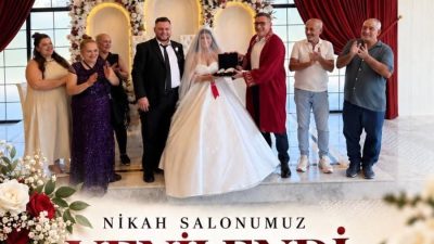 İskenderun Belediyesi tarafından yenilenen Nikah salonu hizmete girdi.