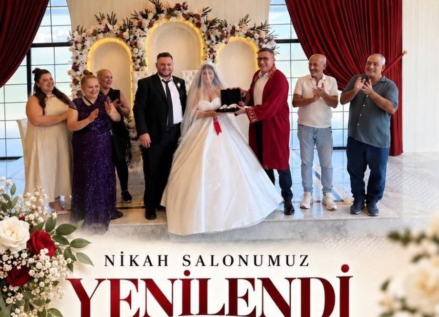 İskenderun Belediyesi tarafından yenilenen Nikah salonu hizmete girdi.