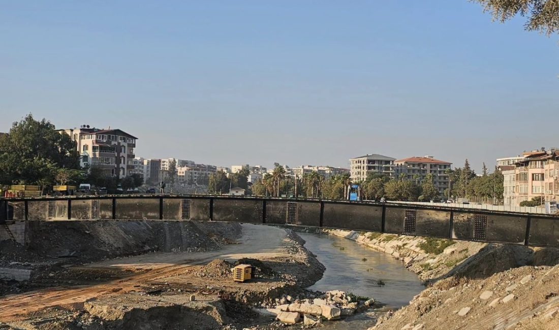 Hatay’ın Defne ilçesinde Sümerler ile Akdeniz mahallelerini Asi Nehri üzerinden