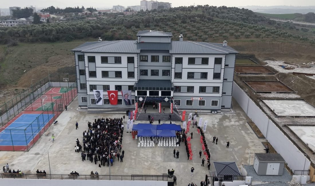6 Şubat depremlerinin ağır yıkıma uğrattığı Hatay’da eğitim altyapısının yeniden