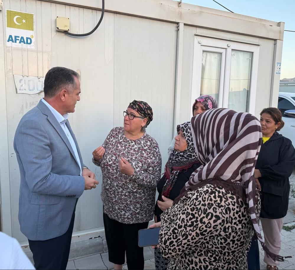 Hatay’ın Antakya ilçesinde depremzedelerin barındığı Anafartalar Geçici Konaklama Merkezi 1