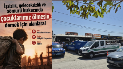 14 yaşındaki MESEM öğrencisi Tunç Çam’ın iş cinayetinde hayatını kaybetmesinin