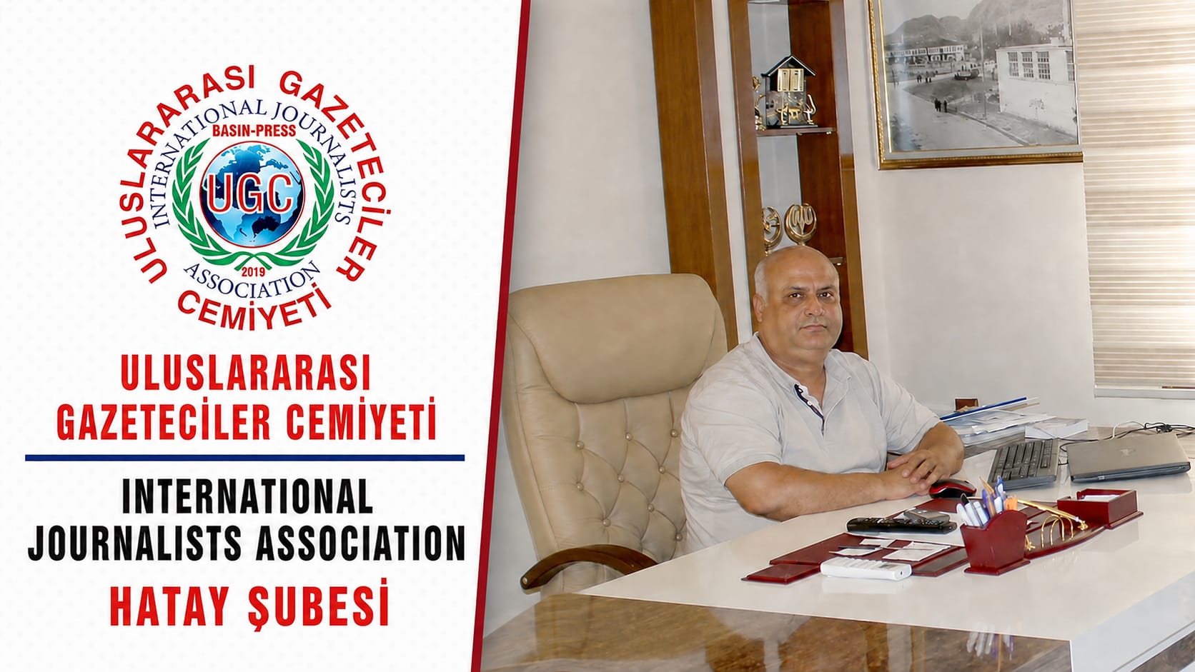 UGC Hatay Şubesi, gazeteci Bostan Yılmaz’ın ofisinde darp edilmesini kınayarak