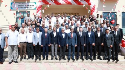 


Hatay’ın Kırıkhan ilçesinde yapımı tamamlanan Öğretmenevi ve Akşam Sanat Okulu,