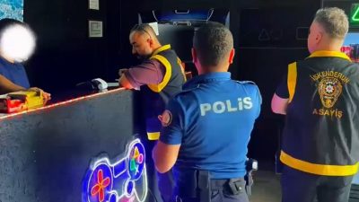 Hatay’ın Antakya ilçesinde internet kafe ve oyun salonlarına yönelik gerçekleştirilen