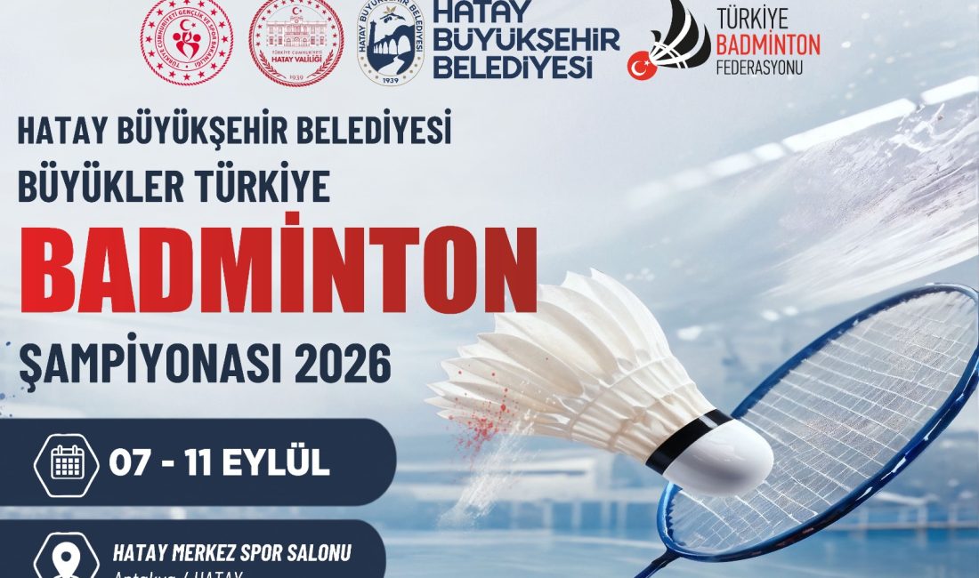 Hatay, ulusal düzeyde önemli bir spor organizasyonuna daha ev sahipliği