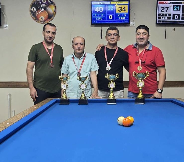 


Geleneksel hale getirilen Bölge Üç Bant Bilardo Şampiyonası, Hatay, Adana,
