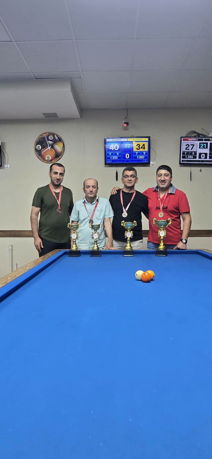 


Geleneksel hale getirilen Bölge Üç Bant Bilardo Şampiyonası, Hatay, Adana,