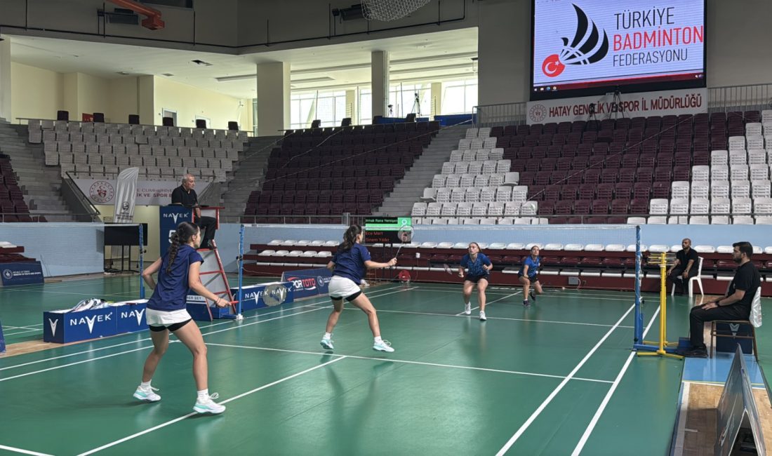 Hatay’da düzenlenen Türkiye Badminton Şampiyonası, 5 gün süren çekişmeli müsabakaların