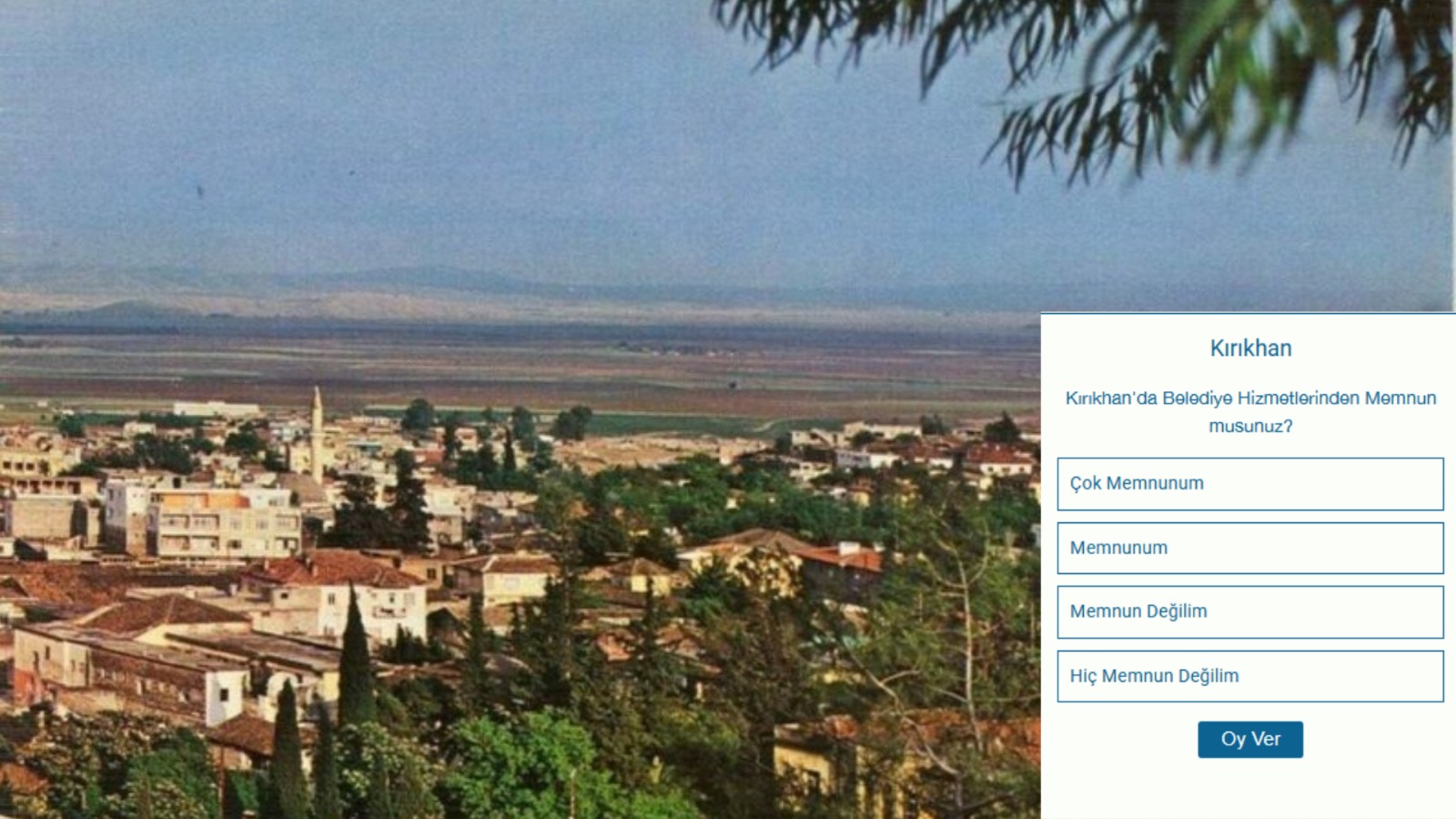 Antakya Gazetesi’nin Kırıkhan Belediyesi hizmetlerine yönelik düzenlediği ankette son iki
